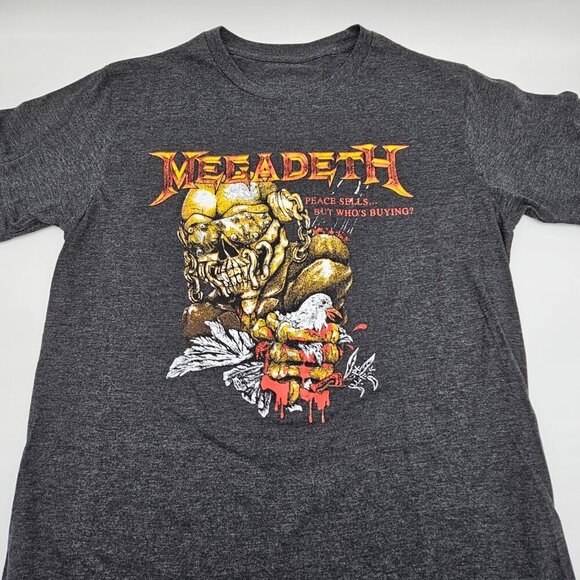 Men's Graphic Short sleeved T-Shirt Megadeth 'Peace Sells, But Who's Buying", M - Picture 9 of 12